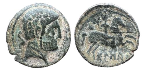 43   -  Bolskan. As. 180-20 a.C. Huesca. (Abh-1918). (MIB-79/08a). (Acip-1419