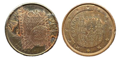 473   -  Moneda española. 1 céntimo. 2003. Madrid. (Km-1040)