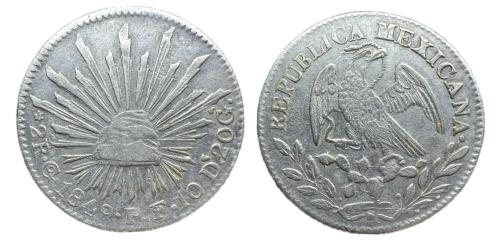 474   -  Guanajuato. 2 reales. 1849. Guanajuato. PF. (Km-374).