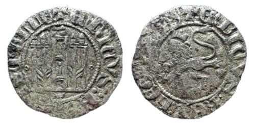 497   -  Reino de Castilla y León. Enrique II (1368-1379). Novén. Toledo. (Bautista-781)