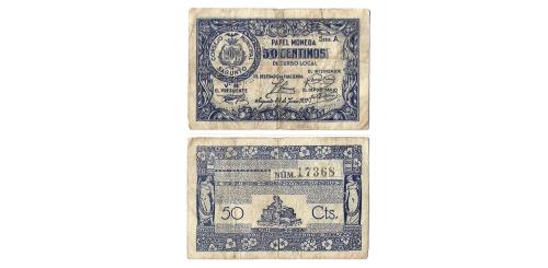 560   -  Valencia. Sagunto. 50cts. (RGH, 4633). C. MBC-.