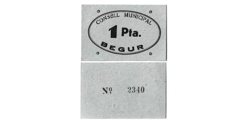 575   -  Gerona. Begur. 1pta. (RGH. 6941). R. SC-.