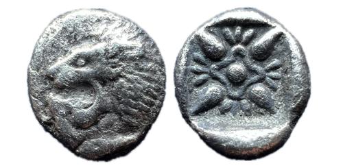 6   -  Ionia. Miletos. Dióbolo. 520-450 a.C. (SNG Kayhan-476/81).