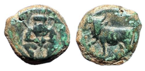 64   -  Ebusus. 1/4 calco. 300-200 a.C. Ibiza. (Abh-903). (MIB-16/04).