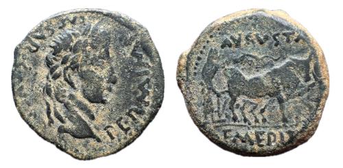 68   -  Emerita Augusta. Época de Augusto. As. 22 a.C.-14 d.C. Mérida (Badajoz).