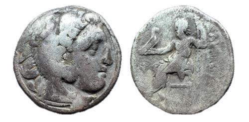 7   -  Ionia. Miletos. Dracma. 295-270 a.C. En nombre y tipo de Alejandro III de Macedonia. (Price-2151). (Müller-1057)
