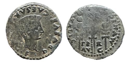 81   -  Italica. Época de Tiberio. Semis. 14-36 d.C. Santiponce (Sevilla). (Abh-1596)