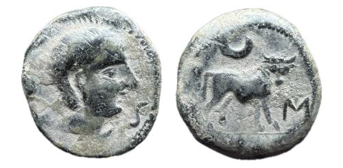 90   -  Kastilo-Castulo. Semis. 180 a.C. Cazlona (Jaén)