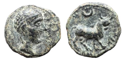 95   -  Kastilo-Castulo. Semis. 180 a.C. Cazlona (Jaén). (Abh-720)