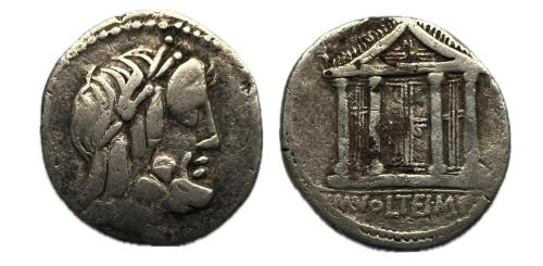 155 - Volteia. Denario. 78 a.C. Roma. (Ffc-1234). (Craw-385/1). (Cal-1396).