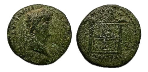 158 - Tiberio. Cuadrante. 14-37 d.C. Lugdunum. (RIC-2I-32); (BMC 62).
