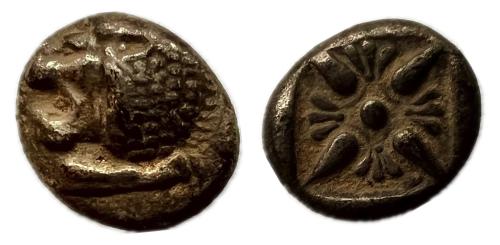 16   -  Jonia. Mileto. Obolo o Hemihekte 520-470 a.C. (SNG Kayhan I 476-82.)