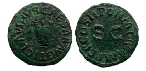 161 - Claudio I. Cuadrante. 41 d.C. Roma. (Ric-I 84). (Bmcre-179).