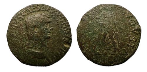 165 - Claudio I. Sestercio. 42 d.C. Roma. (Spink-1854). (Ric-115)