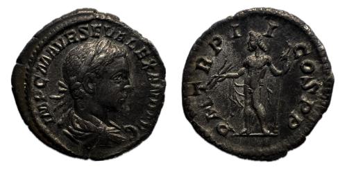 197 - Alejandro Severo. Denario. 222 d. C. Roma. (Ric-5). (Seaby-204).