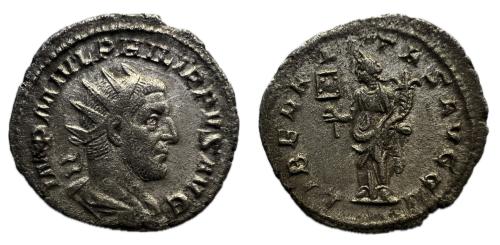 202 - Filipo I. Antoniniano. 245 d.C. Roma. (Ric-38b). (Ch-87). Anv.: IMP M IVL PHILIPPVS AVG.
