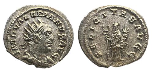 213 - Valeriano I. Antoniniano. 253-260 d.C. Roma.(MIR 73c.)