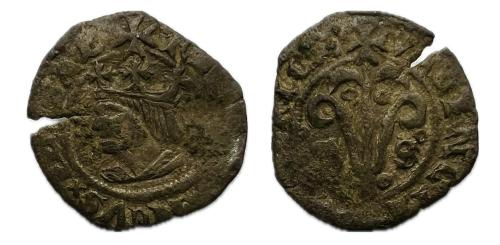 283 - Fernando II (1479-1516). Dinero. Valencia. (Cal-19). Ve