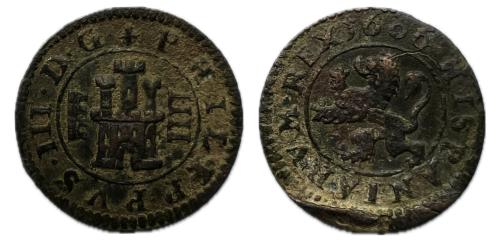 312   -  Felipe III (1598-1621). 4 maravedís. 1606. Segovia. (Cal-261). (Jarabo-Sanahuja-D244)