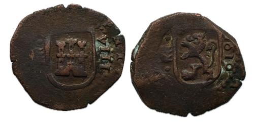 314 - Felipe III (1598-1621). 8 maravedís. 1619. Valladolid. (Cal-358). (Jarabo-Sanahuja-D335)