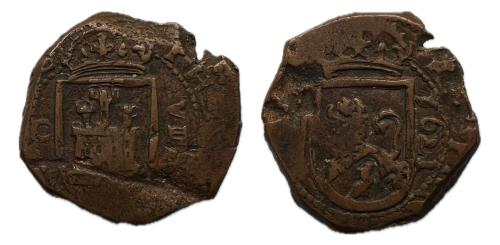 315 - Felipe III (1598-1621). 8 maravedís. 1621. Cuenca. (Cal-323). (Jarabo-Sanahuja-F33)