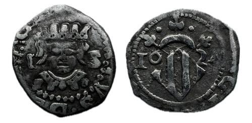 329 - Felipe IV (1621-1665). Dieciocheno. 1624. Valencia. (FM-107)