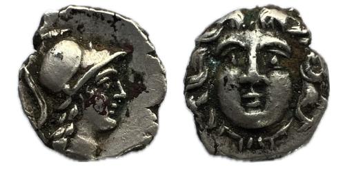 51 - Pisidia Selge. Obolo. 350 a.C. (SNG de Aulock 5278).