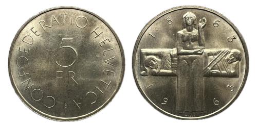 542   -  Suiza. 5 francos. 1963. Berna. B.