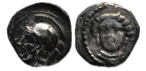 60 - Cilicia. Óbolo de Tarso Farnabazos, comandante militar persa 380-379 a.C. (SNG BN 303; SNG Levante 90).