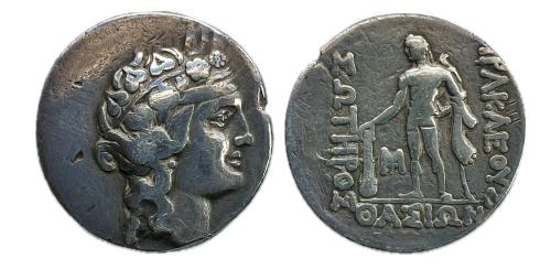 65 - Tracia-Thasos. Tetradracma. Alrededor de 168/7-148 a.C. (Le Rider, Thasos 51. SNG Copenhague 1040).