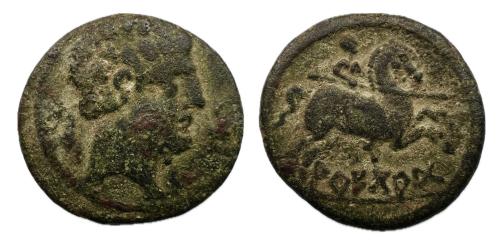67 - Areikoratikos-Arekoratas. As. Unidad. 150-20 a.C. Ágreda (Soria)