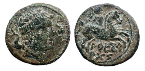 68 - Areikoratikos-Arekoratas. As. Unidad. 150-20 a.C. Ágreda (Soria). (Abh-119)